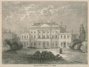 Lansdowne Evi, Berkley Meydanı, 1800 by English School