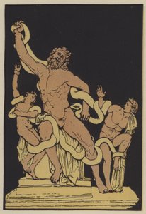 Laocoon (renkli lito) by English School