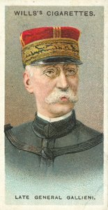 Geç General Gallieni (chromolitho) by English School
