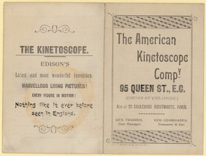 Broşür reklam Kinetoskop by English School