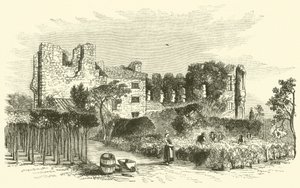 Leicester Manastırı (gravür) by English School