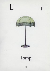 L harfi, lamba (renkli taş) by English School