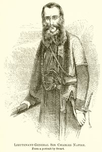 Korgeneral Sir Charles Napier by English School