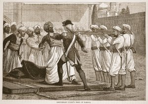 Teğmen Flints Cesaret Belgesi, James Grant tarafından Cassells Illustrated History of India