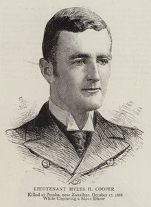Teğmen Myles H Cooper by English School