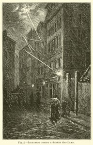 Sokak Gaz Lambasını Ateşleyen Yıldırım by English School