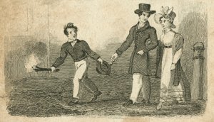 Link boy, Londra (gravür) by English School