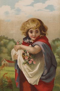 Küçük Unutma Beni (kromolitho) by English School