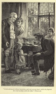Lizzie tereddüt etmeden ilerledi ve bir elini mercan kolyesiyle parmaklarken diğer elini uzattı. by English School