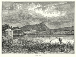 Loch End (gravür) by English School