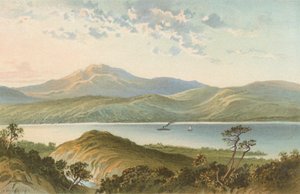 Loch Ness, Fuayelerin Düşüşü yukarıdan by English School
