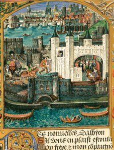 Londra (renkli lito) by English School