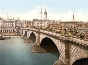 Londra Köprüsü (el renginde fotoğraf) by English School