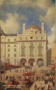 London County İtfaiye Ofisi, Piccadilly Circus by English School