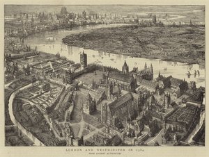 1584 yılında Londra ve Westminster by English School