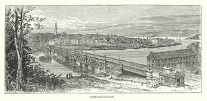 Londonderry (gravür) by English School