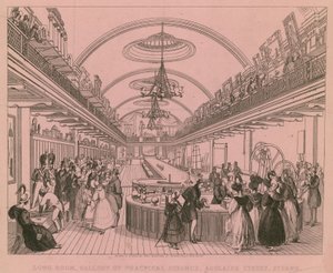 Long Room, Pratik Bilimler Galerisi, Adelaide Street, Strand, Londra by English School