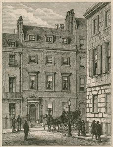 Lord Beaconsfields evi, 19 Curzon Caddesi, Mayfair by English School