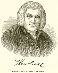 Lord Şansölye Thurlow by English School