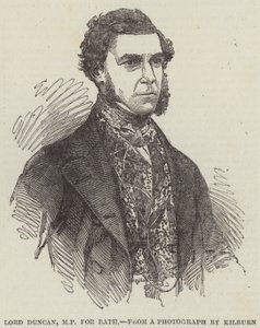 Lord Duncan, Bath Milletvekili (gravür) by English School
