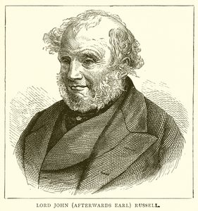 Lord John (daha sonra Earl) Russell by English School