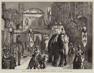 Lord Mayor Günü, Temple Bar