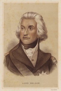 Lord Nelson (renkli taş) by English School