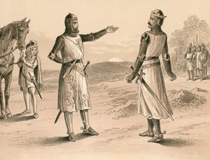 Lord Pembroke ve Bruce, Methven savaşından önce by English School