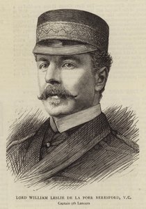 Lord William Leslie de la Poer Beresford, VC (gravür) by English School