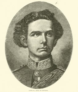 Bavyera Kralı II. Louis, Ekim 1870 by English School