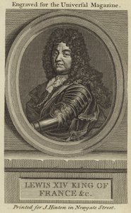 Louis XIV, Fransa Kralı by English School