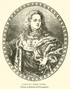 Louis XV gençken by English School