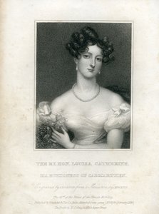 Louisa Catherine Osborne, Leeds Düşesi, Carmarthen Markizi, 1830 by English School