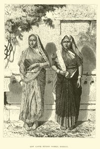 Düşük Kast Hindu kadınları, Bombay by English School