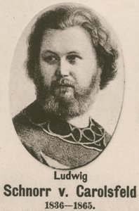 Ludwig Schnorr von Carolsfeld (gravür) by English School