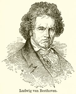 Ludwig van Beethoven by English School