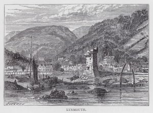 Lynmouth (gravür) by English School