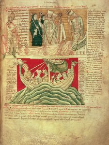 MS CCC 157 s.383 Worcester Chronicle, c.1130-40 (parşömen), 1130