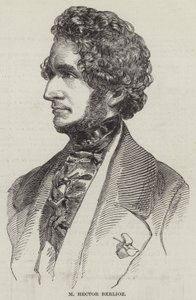 M Hector Berlioz (gravür) by English School