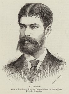 M Lessar (gravür) by English School