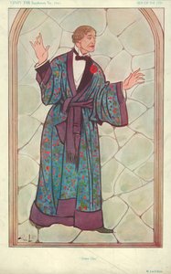 M Lou-Tellegen, Dorian Gray, 10 Eylül 1913, Vanity Fair karikatürü by English School