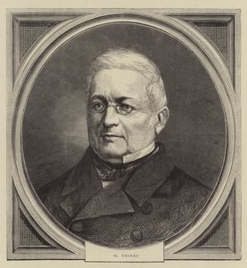 M Thiers (gravür) by English School
