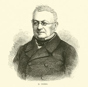 M Thiers, Eylül 1870 by English School