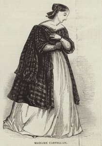 Madam Castellan (gravür) by English School