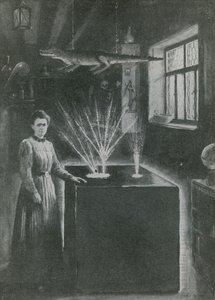 Madam Curie, modern simyacı by English School