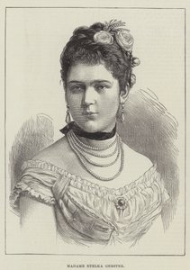 Madam Etelka Gerster (gravür) by English School