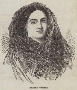 Madam Gassier (gravür) by English School