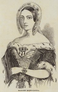Madam Rossi-Caccia (gravür) by English School