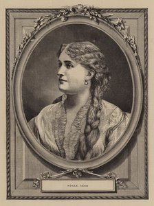 Mademoiselle Sessi (gravür) by English School