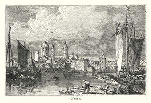 Mainz (gravür) by English School